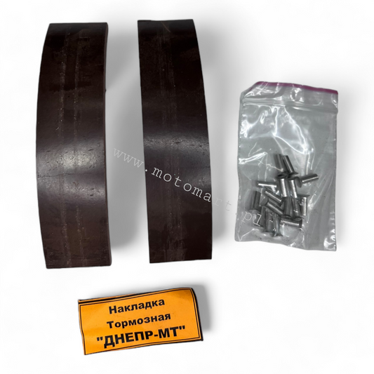 BRAKE SHOE LININGS DNIEPR URAL MT brake shoes pads linings