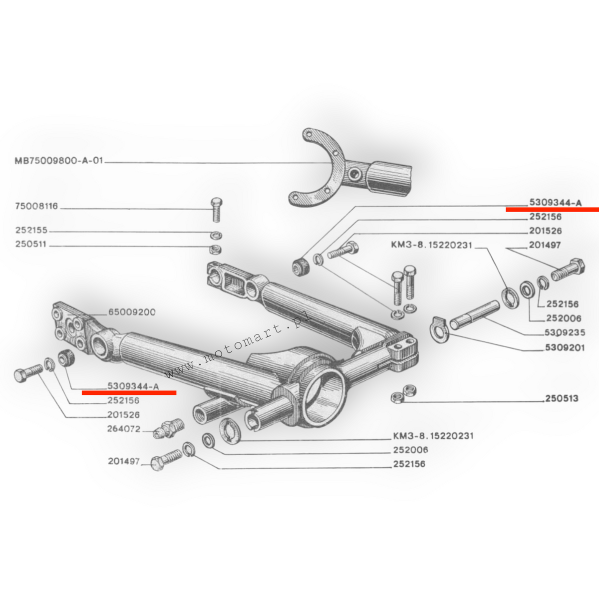 SHOCK ABSORBER BUSHING DNIEPR K-750 URAL wishbone bushing rubber TELESCOPIC